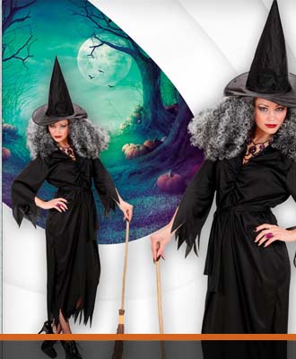 Tienda de disfraces para halloween de Brujas